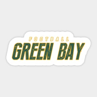 Green Bay Football Team Sticker